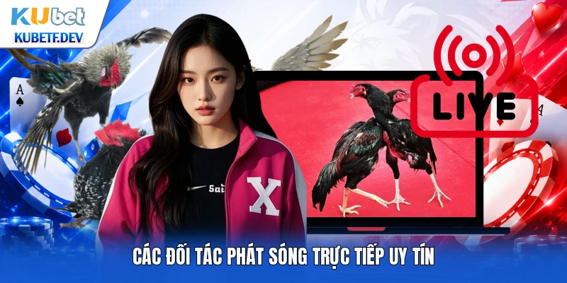 Các đối tác phát sóng trực tiếp uy tín